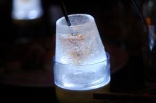 Ice Shot-glass Stock Photography Ice Shot-glass Stock Photography