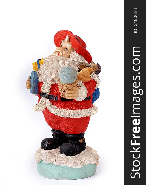 Statue of santa claus for christmas gift. Statue of santa claus for christmas gift