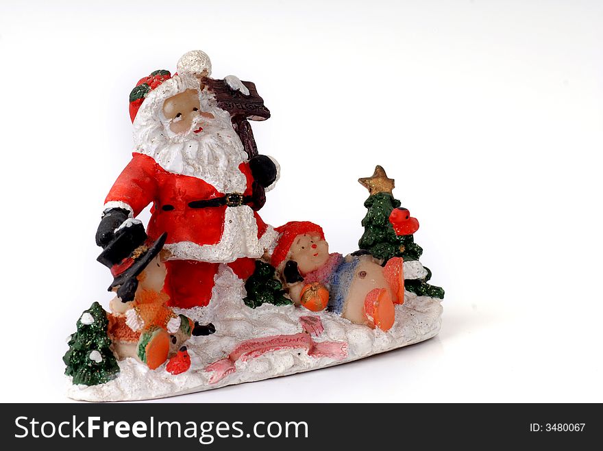 Statue of santa claus for christmas gift. Statue of santa claus for christmas gift