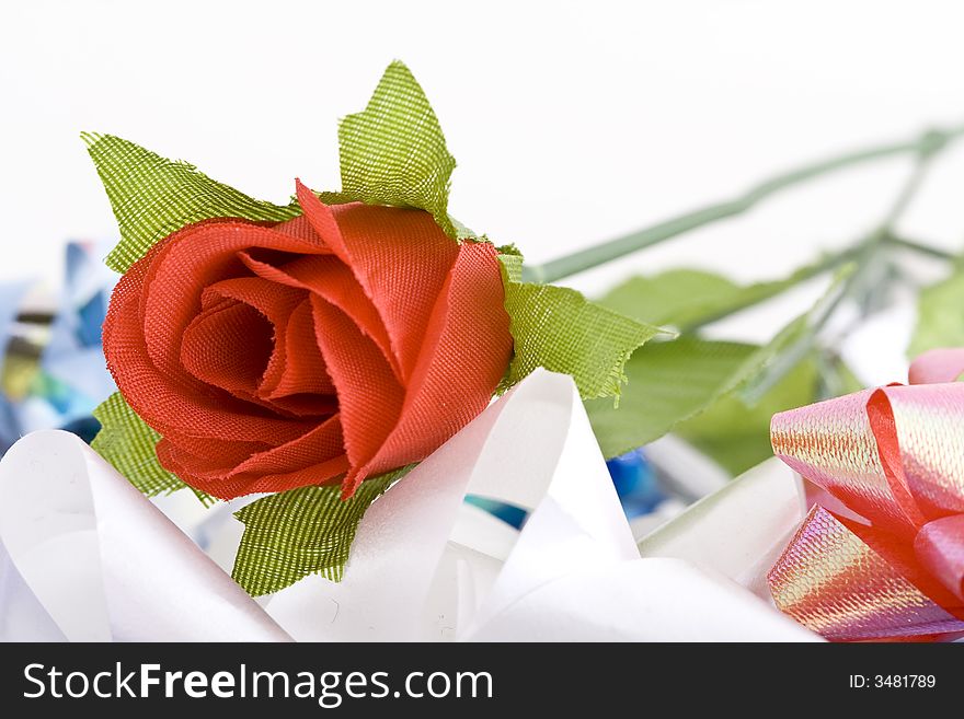 Shoot of nice abstract composition with flowers.