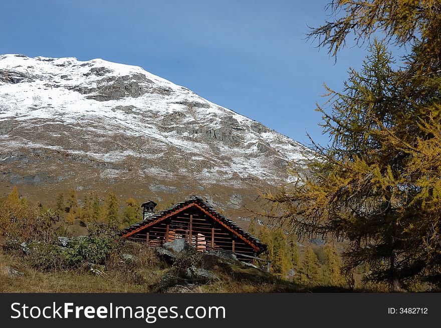 Mountain village house