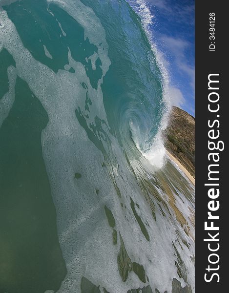 Giant wave breaking in shallow waters