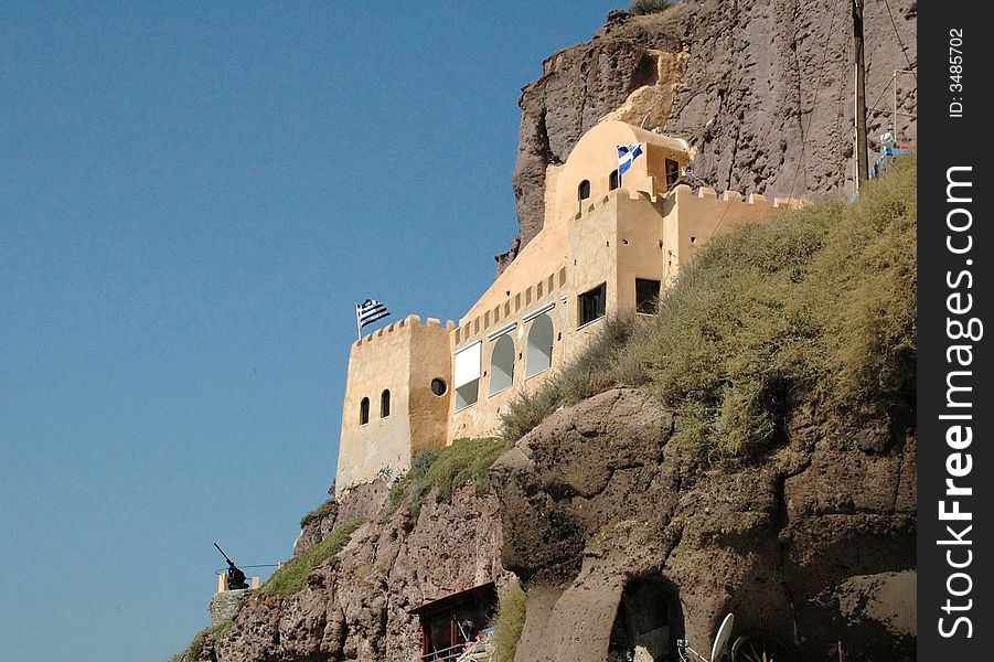 Santorini Coastal Fortress