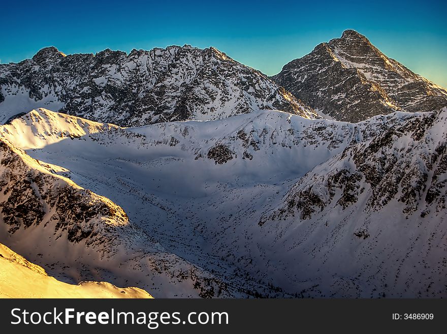 Winter in the Mountains