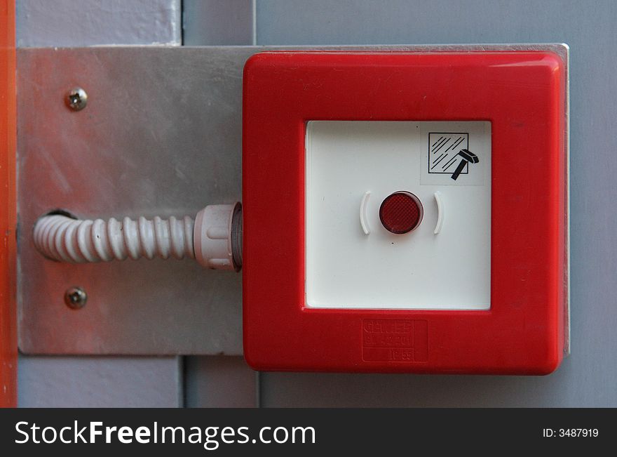 Hi res photo of fire allarm