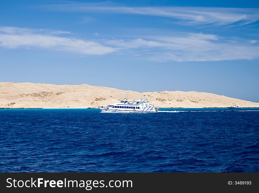 Boat trip on the Red sea