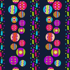 Seamless Pattern With Bright Abstract Shapes Royalty Free Stock Images Seamless Pattern With Bright Abstract Shapes Royalty Free Stock Images