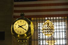 Grand Central Station Clock Stock Photography