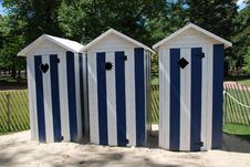 Beach Cabins Royalty Free Stock Image Beach Cabins Royalty Free Stock Image