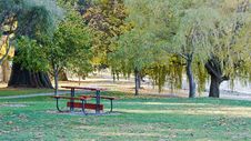 Wooden Bench Stock Photography