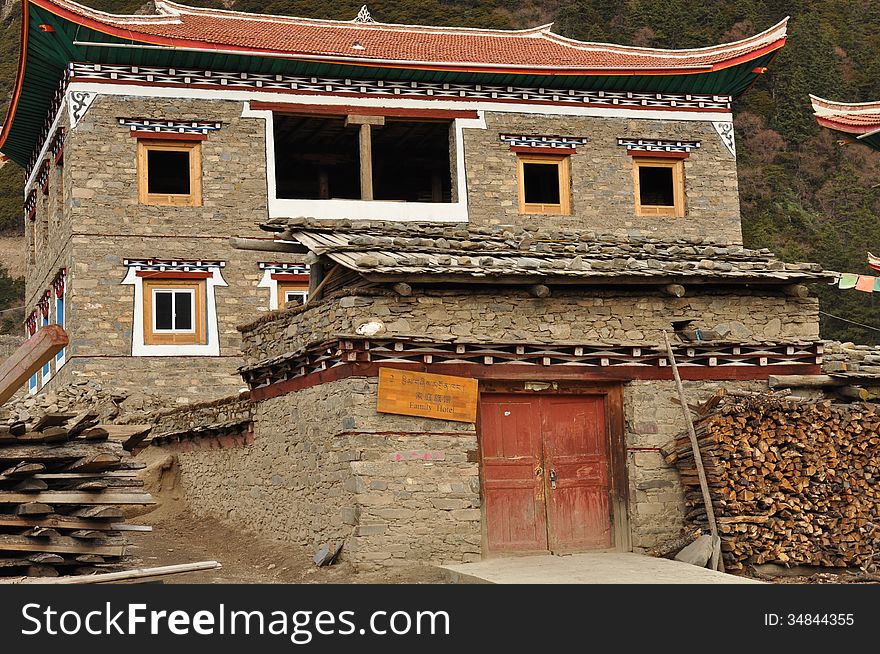 New House In Tibetan Region