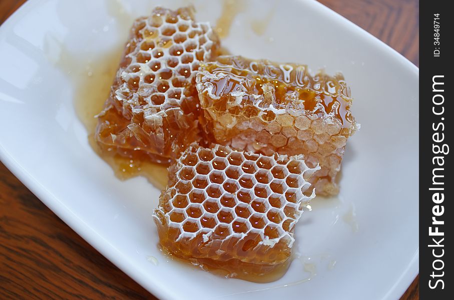 Honeycomb in plate
