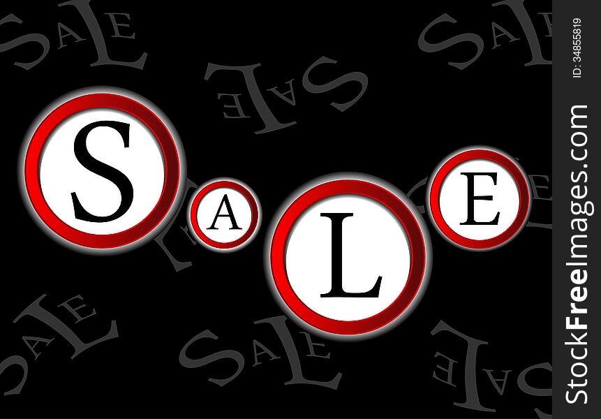 Symbol of discounts, sales and bargains