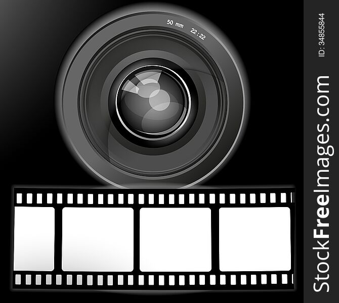 Symbol movies, photography, camera and camcorder. Symbol movies, photography, camera and camcorder