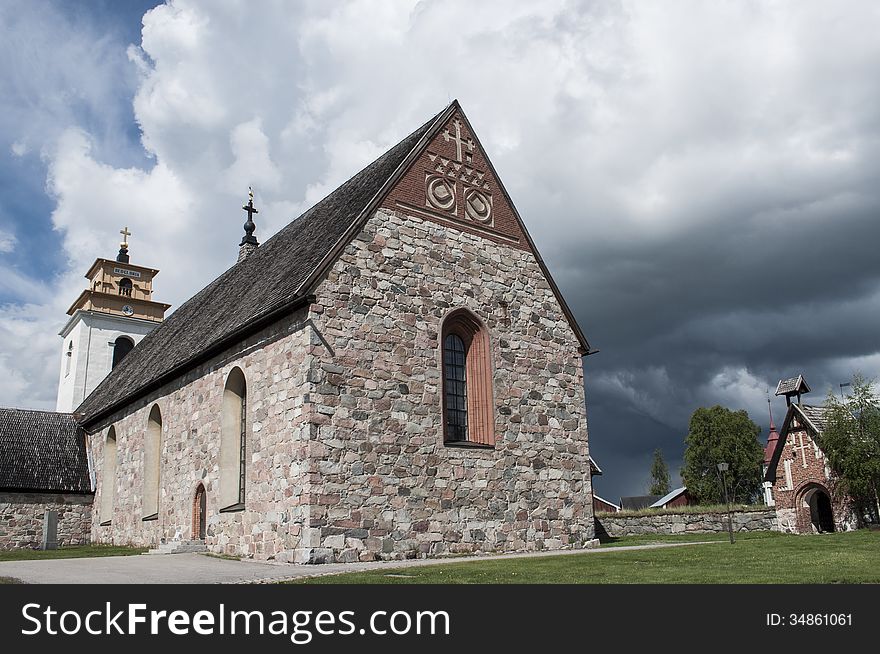 Church in Luleo, gammalstad. See my other works in portfolio.