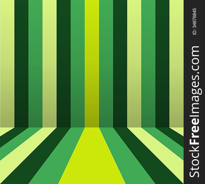 Beautiful pattern of green belts strips in perspective. Beautiful pattern of green belts strips in perspective