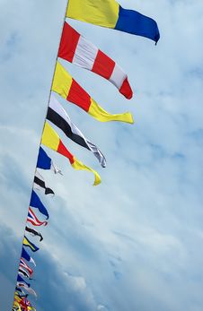 Nautical Flags Royalty Free Stock Image