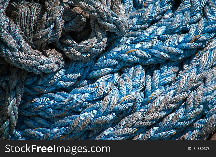 Marine ropes background