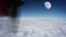 Moon Above The Clouds Royalty Free Stock Images Moon Above The Clouds Royalty Free Stock Images