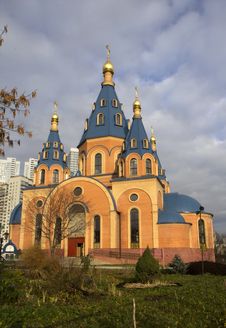 Russia. Temple Of Icon Of The Mother Of God. Royalty Free Stock Photo Russia. Temple Of Icon Of The Mother Of God. Royalty Free Stock Photo