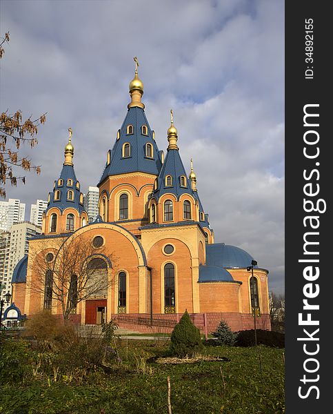 Russia. Temple of icon of the Mother of God.