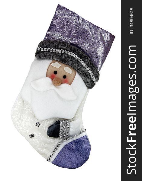 Christmas Sock With Santa Claus