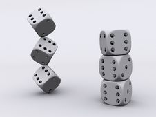 Dices 8 Royalty Free Stock Images