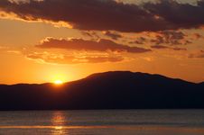 Sunset At Sea Stock Photo Sunset At Sea Stock Photo