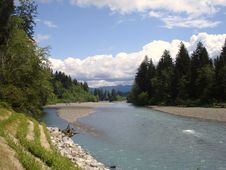 Hoh River Royalty Free Stock Photography Hoh River Royalty Free Stock Photography