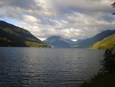 Lake Crescent Royalty Free Stock Images Lake Crescent Royalty Free Stock Images