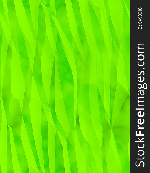 Abstract design green background. Fractal image