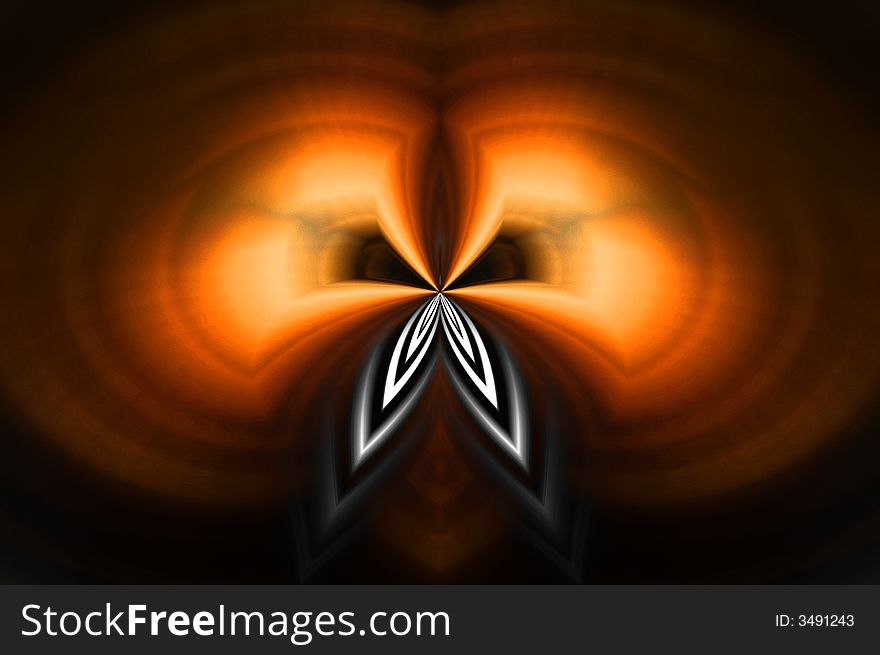 Digital Impression of Abstract Art. Digital Impression of Abstract Art