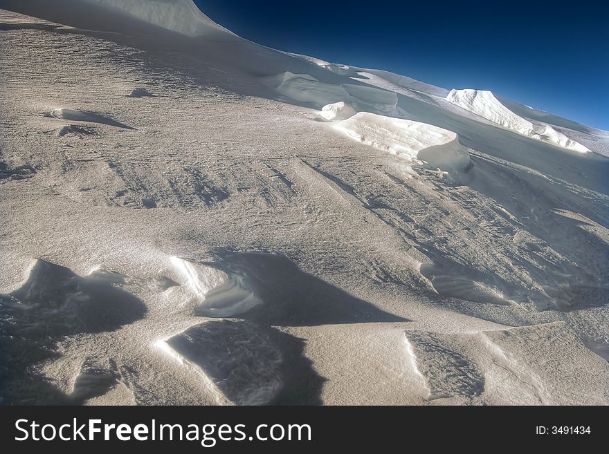 Surface Of The Snow