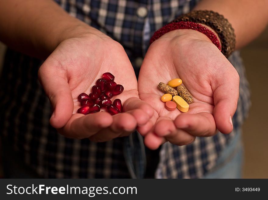 Pills and Pomegranate Seeds