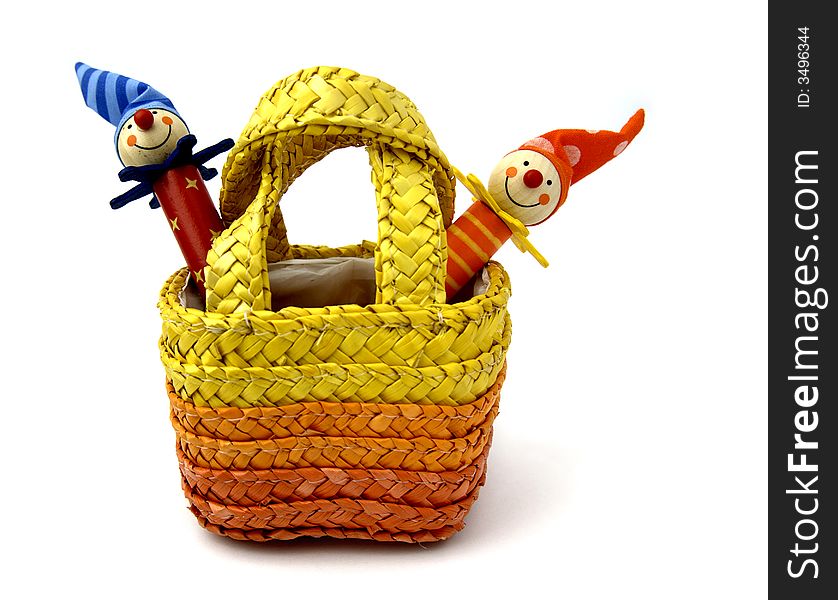 Clowns in the basket