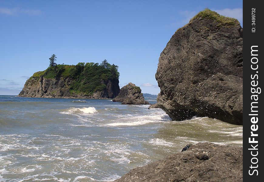 Ruby Beach is located in Olympic National Park.