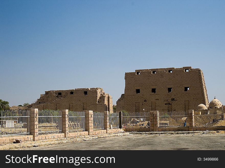 Front temple of Karnak, Luxor, Egypt