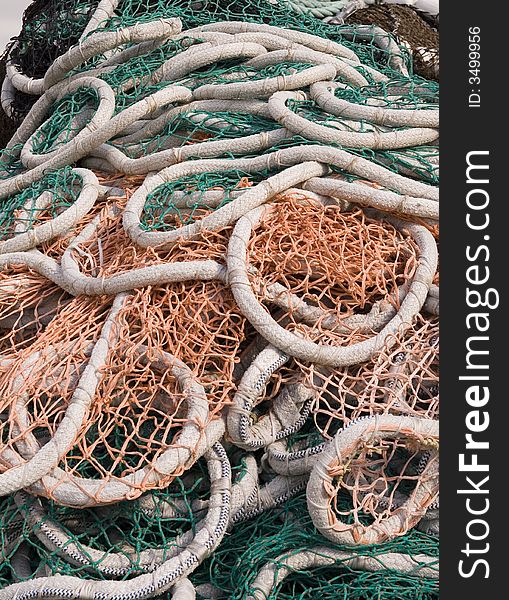 Pile Of Fishing Nets