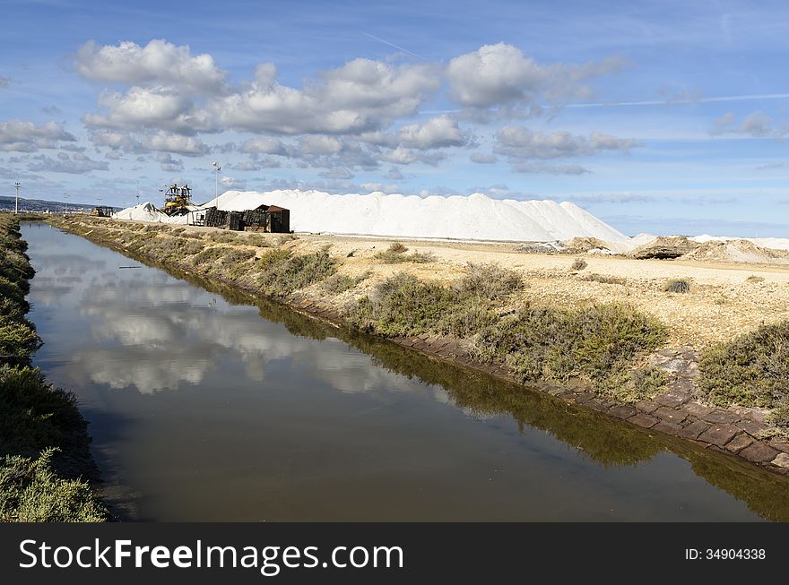 Salt is produced from salt mines or by the evaporation of seawater or mineral-rich spring water in shallow pools. Salt is produced from salt mines or by the evaporation of seawater or mineral-rich spring water in shallow pools.