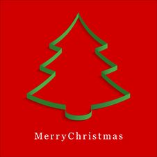 Green Christmas Tree Royalty Free Stock Photography Green Christmas Tree Royalty Free Stock Photography