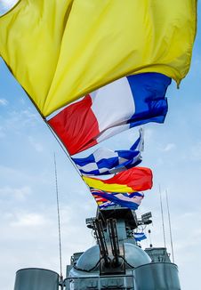 Nautical Signal Flags Royalty Free Stock Photo
