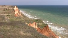 Steep Bank, And Sea Royalty Free Stock Photography Steep Bank, And Sea Royalty Free Stock Photography