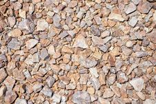 Dry Rocky Desert Riverbed In Namibia Royalty Free Stock Photos