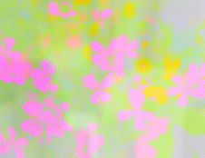 Green Texture With Pink Flowers Stock Photo Green Texture With Pink Flowers Stock Photo