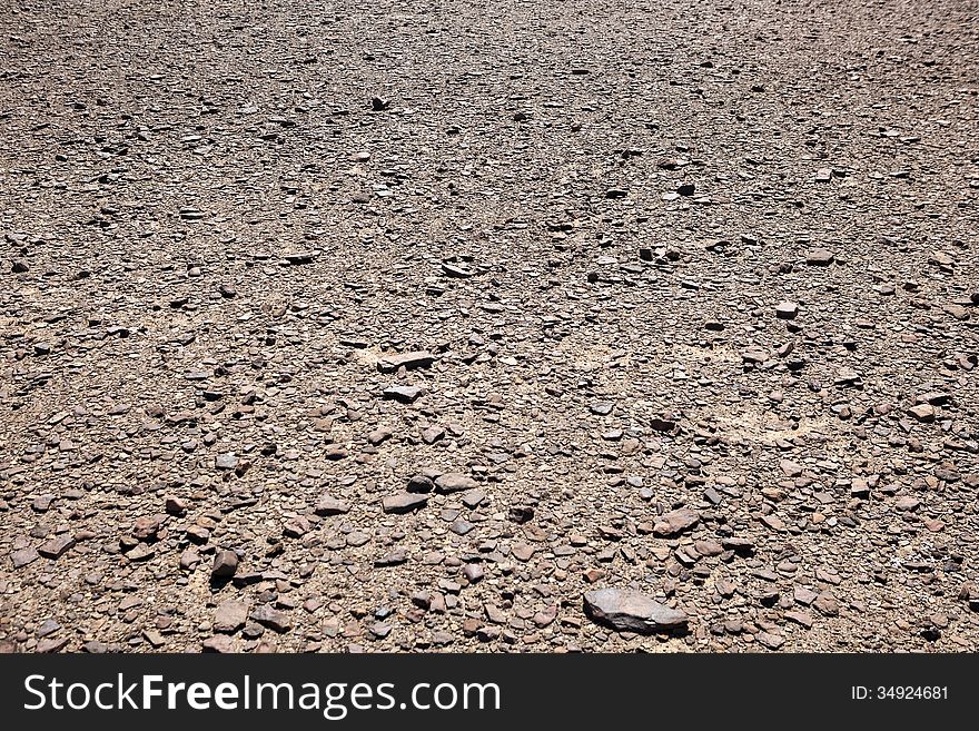 Dry rocky desert landscape in Namibia - landscape exterior