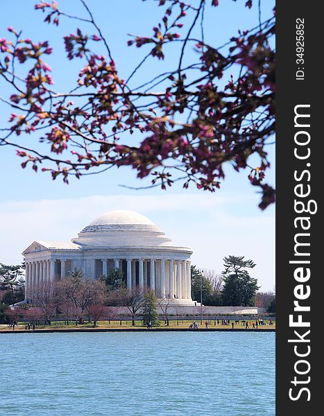 The Jefferson Memorial is one of the most popular attractions in Washington DC and is located on the Tidal Basin. The Jefferson Memorial is one of the most popular attractions in Washington DC and is located on the Tidal Basin.