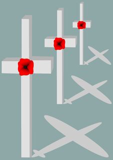 Remembrance Planes Royalty Free Stock Images