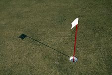 Practice Golf Putting Hole Stock Images