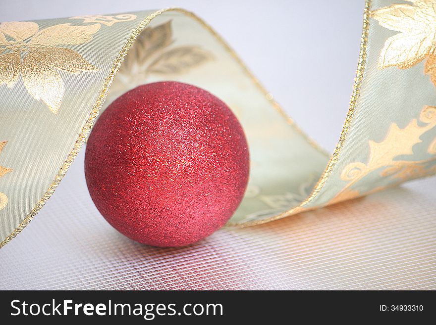 Cristmas decoration on a silver background. Cristmas decoration on a silver background.