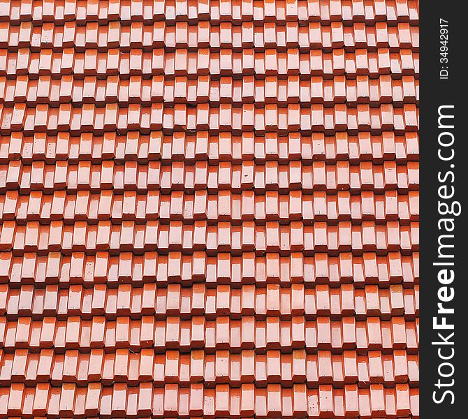 Roof Tile as background or texture